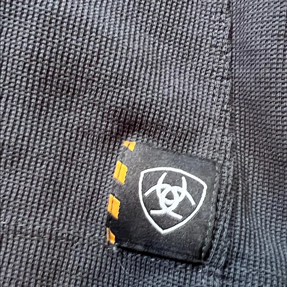 Ariat Rebar Mens Gray Thermal Henley Long Sleeve Shirt S/P - Picture 3 of 9